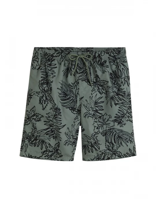 Foto van product bonprix Zwemshorts olijfgroen / zwart