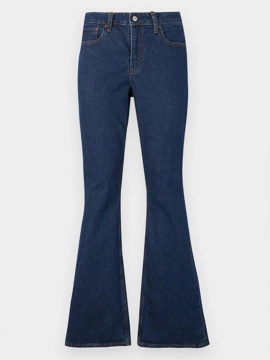 Foto van product Bootcut jeans Abercrombie & Fitch donkerblauw denim