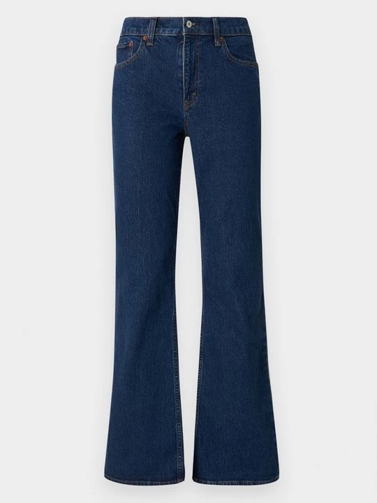 Foto van product Bootcut jeans Abercrombie & Fitch donkerblauw denim