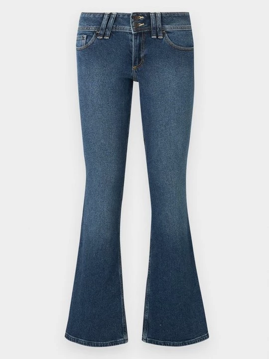 Foto van product Bootcut jeans Hollister Co. donkerblauw denim