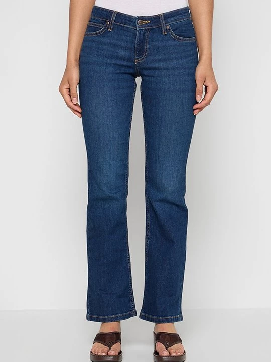 Foto van product Bootcut jeans Lee mosterdgeel