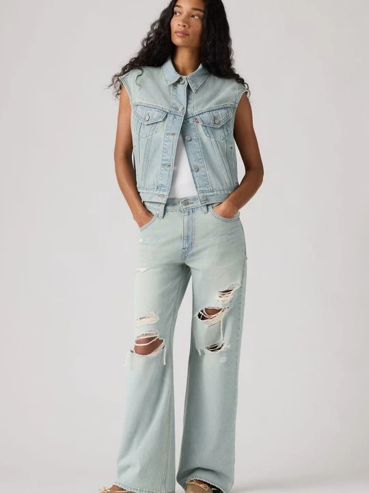 Foto van product Bootcut jeans Levi's lichtblauw denim