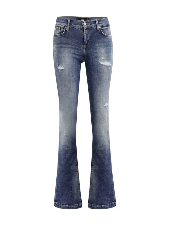 Foto van product Bootcut jeans LTB blauw gemêleerd