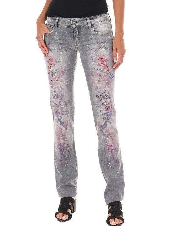Foto van product Bootcut jeans Met grijs