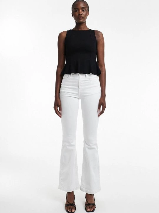Foto van product Bootcut jeans Topshop wit