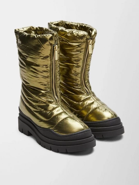 Foto van product Booties in een metallic look s.Oliver goud