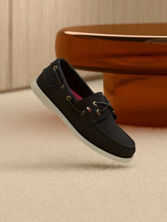 Foto van product Bootschoenen Tommy Hilfiger donkerblauw
