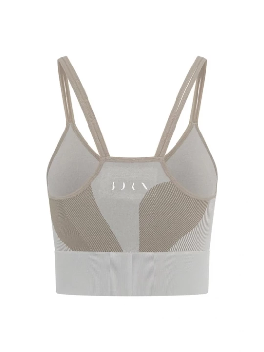 Foto van product Born Leggings 'Malia' donkerbeige / lichtgrijs