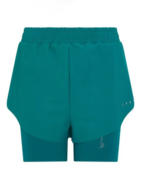 Foto van product Born Sportbroek 'Bikila' lichtgrijs / jade groen
