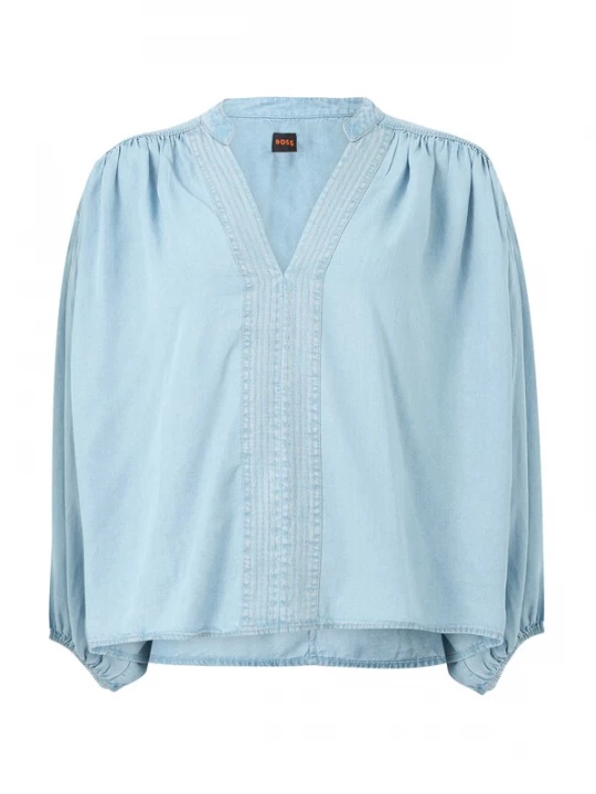 Foto van product BOSS Blouse 'Barda' lichtblauw