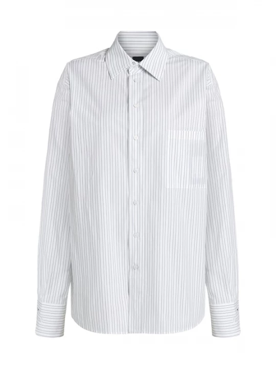 Foto van product BOSS Blouse 'Saturday_1' marine / pastelblauw / wit