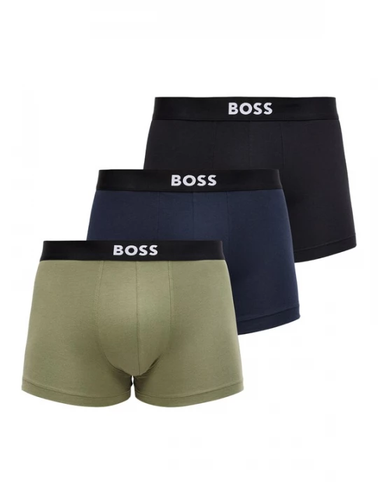 Foto van product BOSS Boxershorts 'David Beckham' navy / kaki / zwart / wit