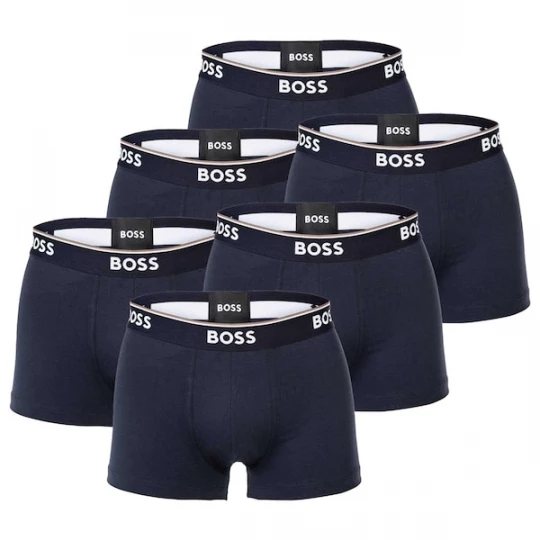 Foto van product BOSS Boxershorts donkerblauw / zwart / wit
