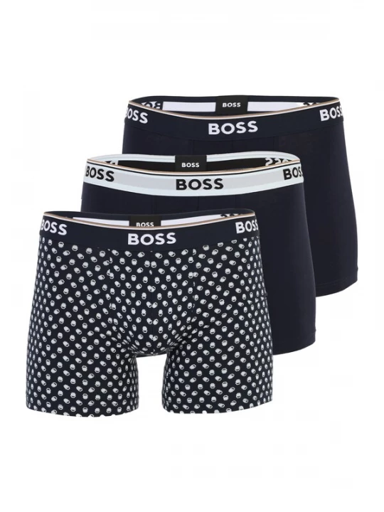 Foto van product BOSS Boxershorts 'Power Des' blauw / wit