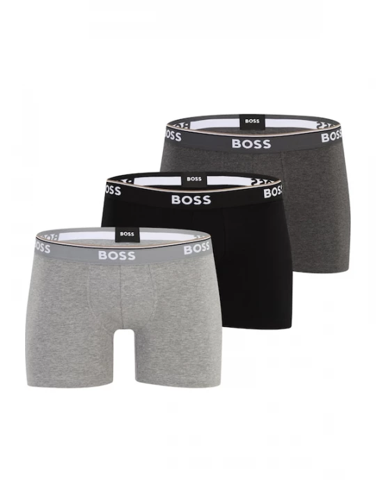 Foto van product BOSS Boxershorts 'Power' grijs / donkergrijs / zwart