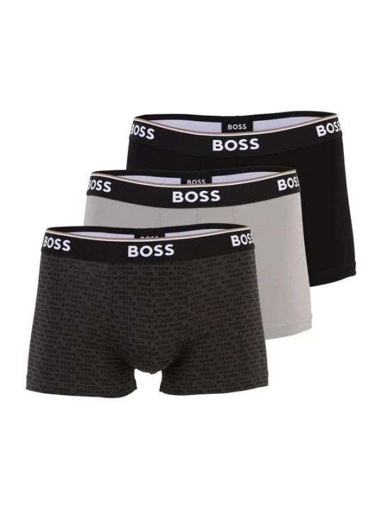 Foto van product BOSS Boxershorts 'Power' grijs / zwart