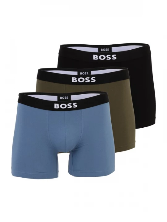 Foto van product BOSS Boxershorts saffier / aardetinten / zwart