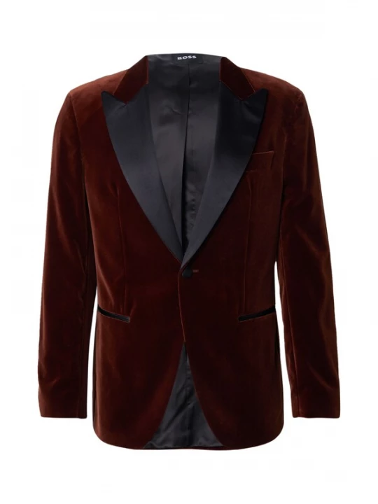 Foto van product BOSS Colbert 'H-Hutson-Tux-254' mandarijn / zwart