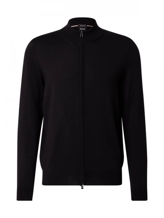Foto van product BOSS Gebreid vest 'Balonso' zwart