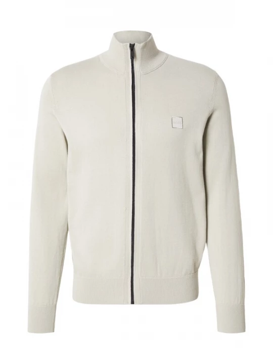Foto van product BOSS Gebreid vest 'Kano' taupe