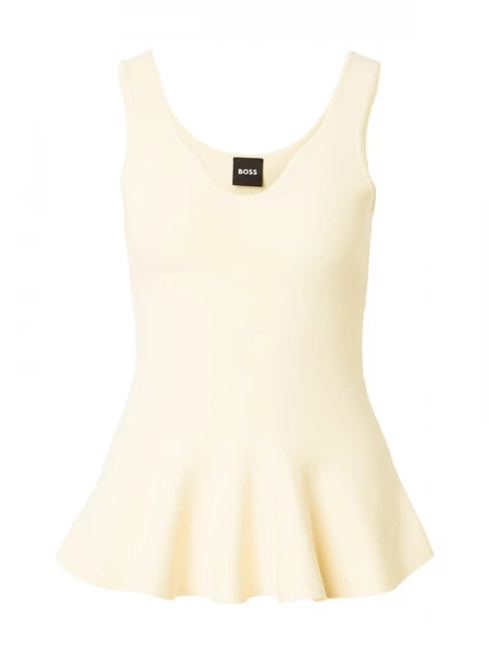 Foto van product BOSS Gebreide top 'Fiorini' chamois