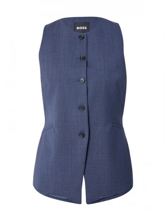 Foto van product BOSS Gilet 'Juleran' blauw gemêleerd