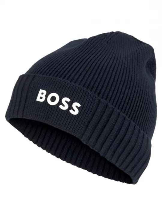 Foto van product BOSS Muts 'Asic' donkerblauw / wit