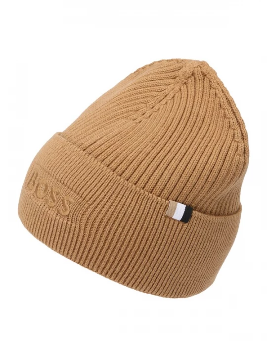 Foto van product BOSS Muts 'Magico_R' donkerbeige