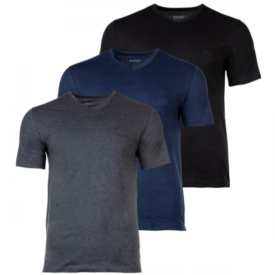 Foto van product BOSS Onderhemd 'Classic' navy / donkergrijs / zwart