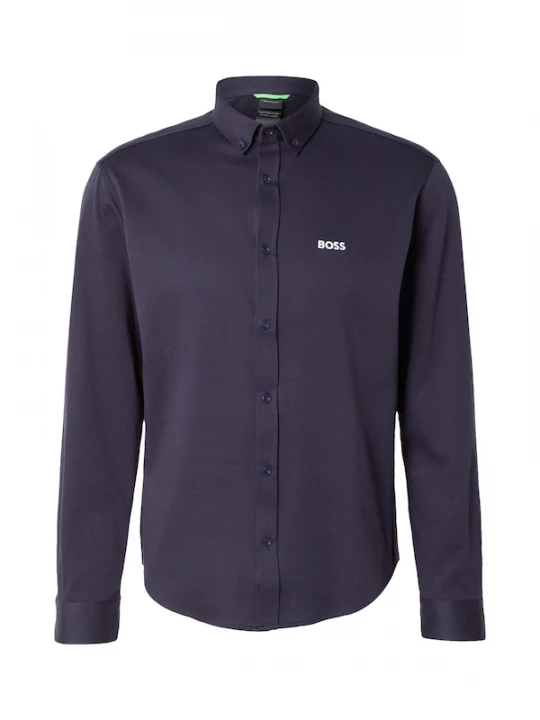 Foto van product BOSS Overhemd 'Motion' marine / wit