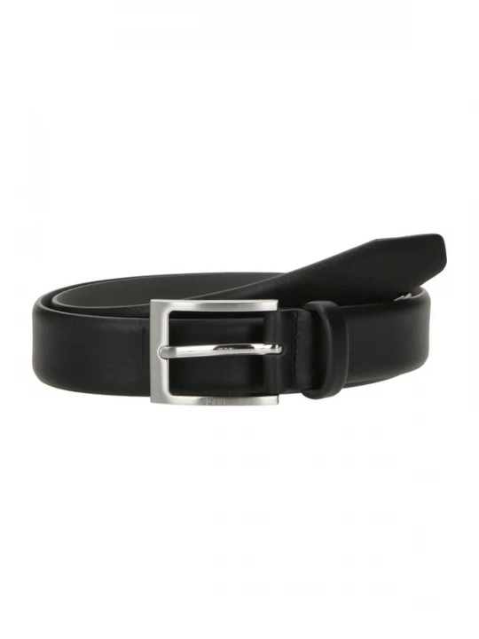 Foto van product BOSS Riem 'Brondon' zwart / zilver