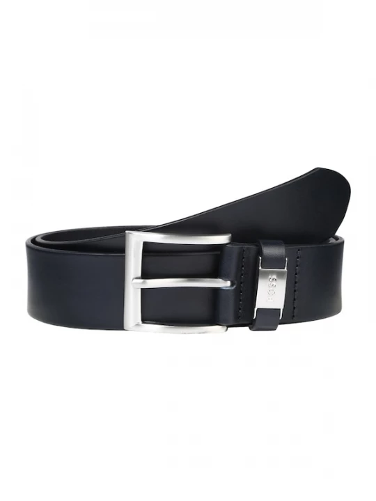 Foto van product BOSS Riem 'Connio' donkerblauw / zilver