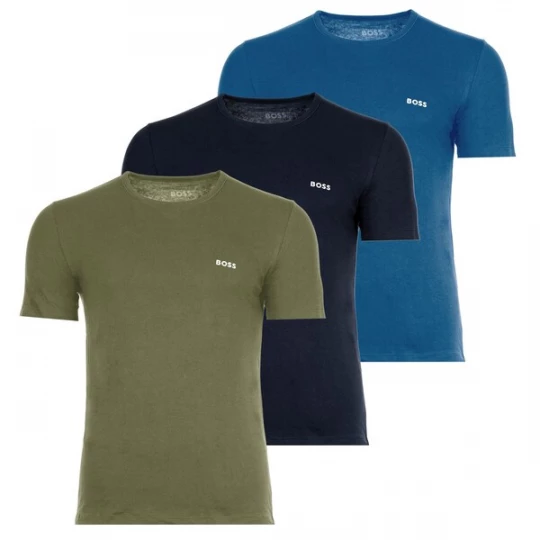 Foto van product BOSS Shirt blauw / hemelsblauw / groen