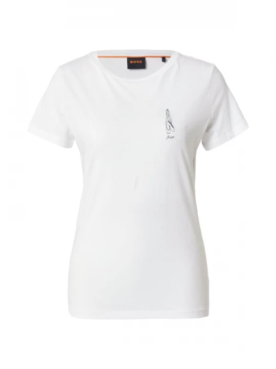 Foto van product BOSS Shirt 'C_Elove_1' zwart / wit