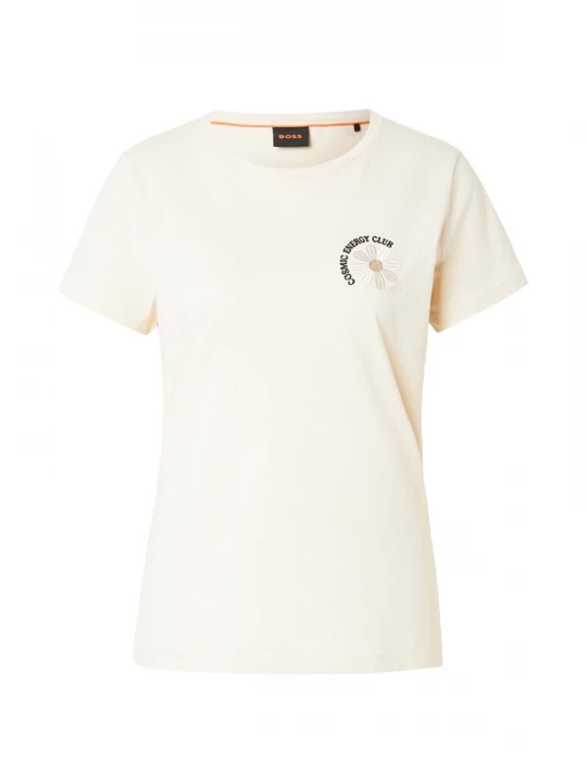 Foto van product BOSS Shirt 'C_Elove_5' lichtgeel / zwart / wit