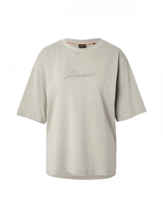 Foto van product BOSS Shirt 'C_Eregular_4' pastelgroen / zilver