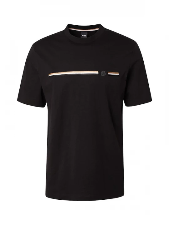 Foto van product BOSS Shirt 'C-Taut 41' camel / zwart / wit