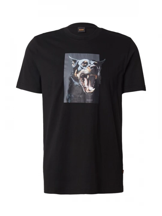 Foto van product BOSS Shirt 'Dobermann' gemengde kleuren / zwart
