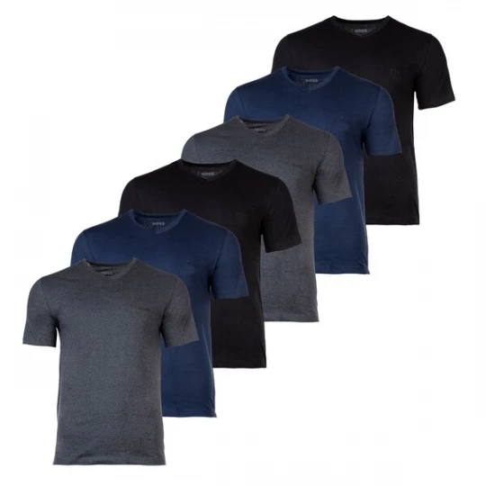 Foto van product BOSS Shirt donkerblauw / donkergrijs / zwart
