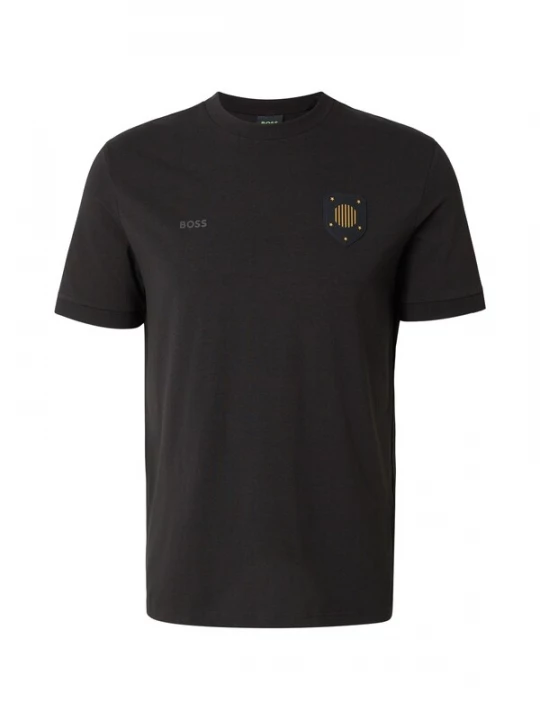 Foto van product BOSS Shirt donkergeel / zwart