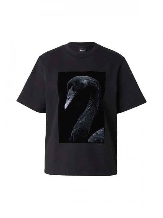 Foto van product BOSS Shirt 'Eharpa2' antraciet / zwart