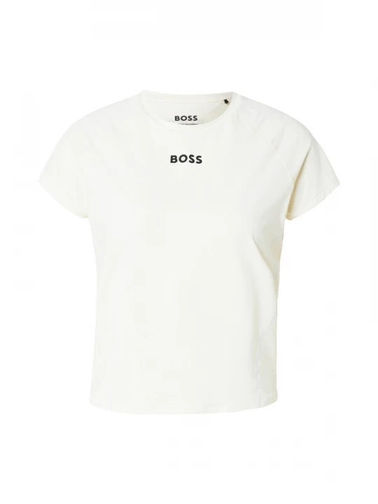 Foto van product BOSS Shirt 'Elogofit2' crème / zwart