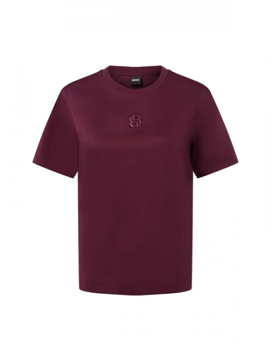 Foto van product BOSS Shirt 'Elpha ' aubergine