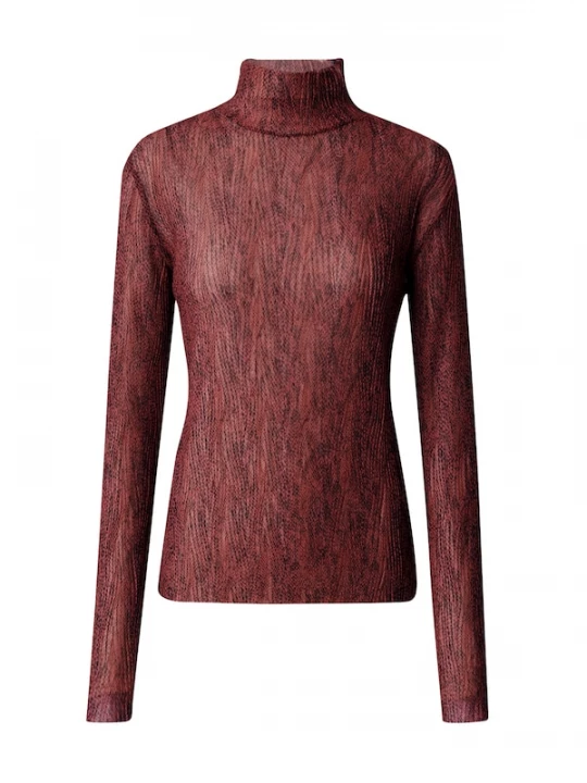 Foto van product BOSS Shirt 'Emata' donkerrood / zwart
