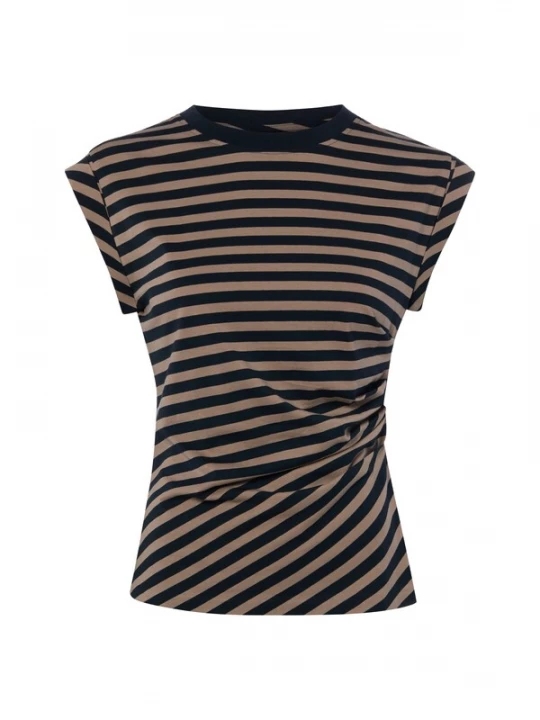 Foto van product BOSS Shirt 'Epka' bruin / zwart