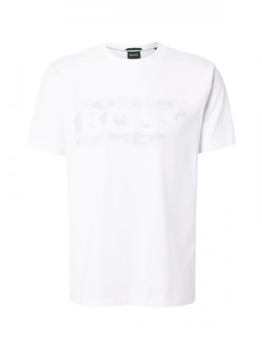 Foto van product BOSS Shirt greige / wit
