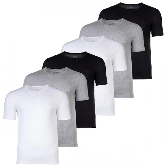 Foto van product BOSS Shirt grijs / zwart / wit