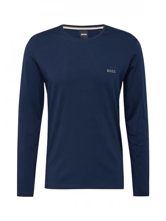 Foto van product BOSS Shirt 'Mix&Match' donkerblauw / offwhite
