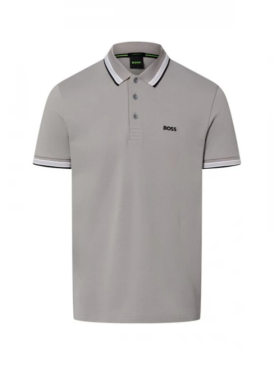 Foto van product BOSS Shirt 'Paddy' grijs / zwart / wit