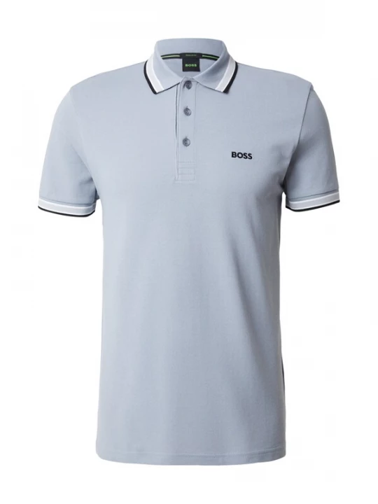 Foto van product BOSS Shirt 'Paddy' kobaltblauw / zwart / wit